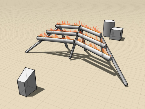 HEARTHBEAT interactive sonic fire sculpture